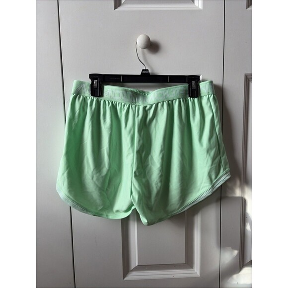 Under Armour Women's Active Athletic Quick Dry Shorts Green Loose L - Picture 4 of 4